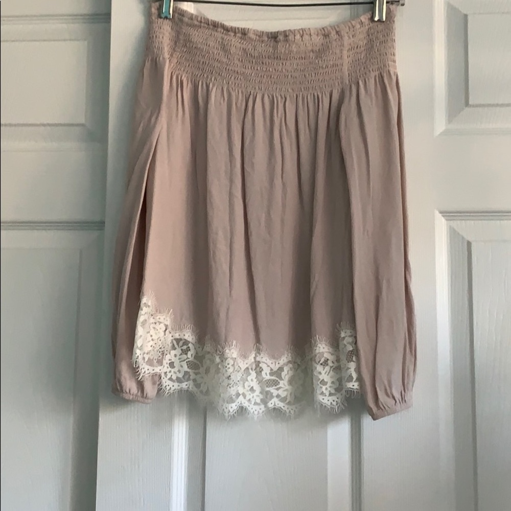 Off the shoulder long sleeve